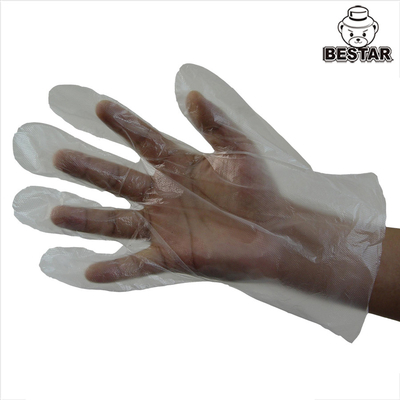 ISO9001 XL LDPE τροφίμων ασφαλή μίας χρήσης γάντια χεριών για μιάς χρήσεως