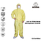 Γάτα ΙΙΙ χημικό προστατευτικό κοστούμι φορμών τύπων 5B/6B μίας χρήσης ιατρικό για το νοσοκομείο