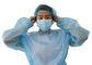 Αναπνεύσιμη μπλε μίας χρήσης εσθήτα απομόνωσης AAMI μη υφανθείσα για χειρουργικό